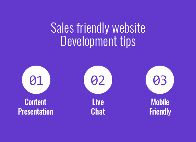 Top 3 Sales friendly website Development tips for your business website